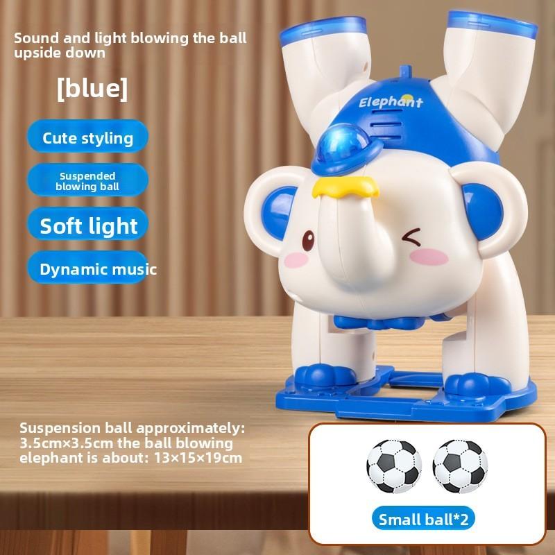 

Electric Sound Light Inverted Baby Elephant With Music For Crawling Development And Sensory Play синій