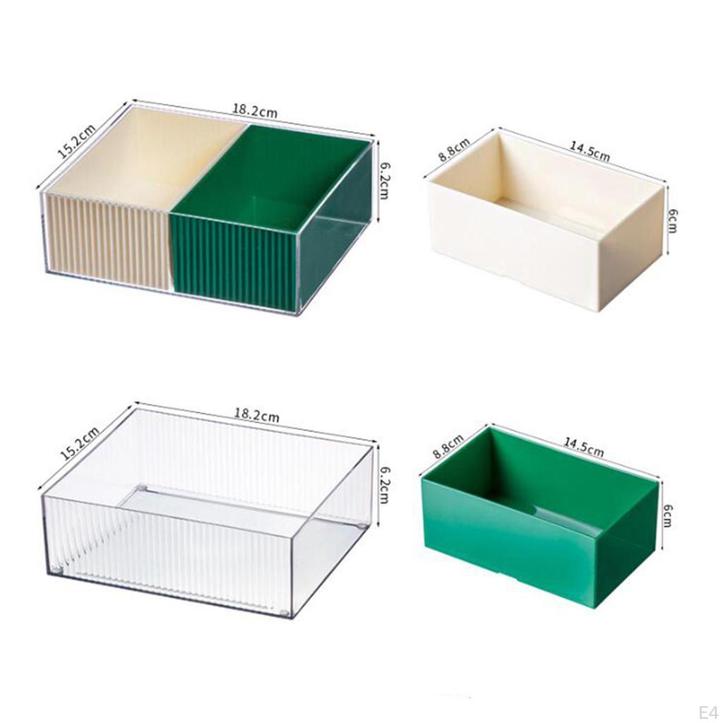 Organizer Brush Holder Compact Container Display for Tabletop Bedroom
