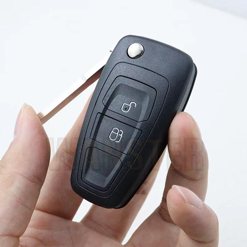 2/3 Buttons Car Key Shell For Ford Kuga C-Max S-Max Focus Fiesta Mondeo Galaxy Car Key Case Housing With F021/Hu101 Blade