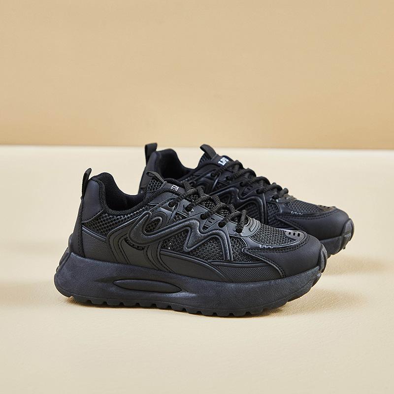 Dad Shoes Women's Mesh Breathable Summer 2025 New Platform Women's Shoes Versatile Thin Net Shoes Popular Sports Shoes