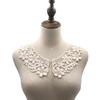 1 Pair Embroidery Cotton Lace Fabric Neckline Collar Trim Craft Ribbon DIY Sewing Collar Guipure Applique Wedding Decor