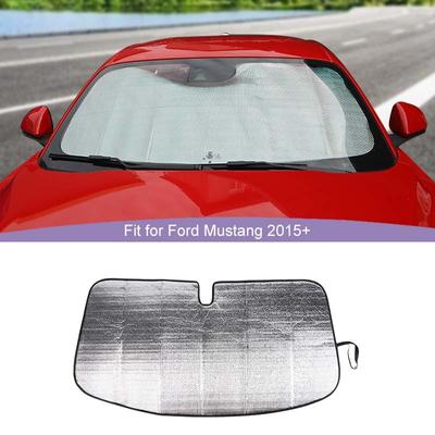 Car Windshield Sunshade Window Shade Foldable Sun Visor Cover Fit for Ford Mustang 2015 Up Car Interior Accessories
