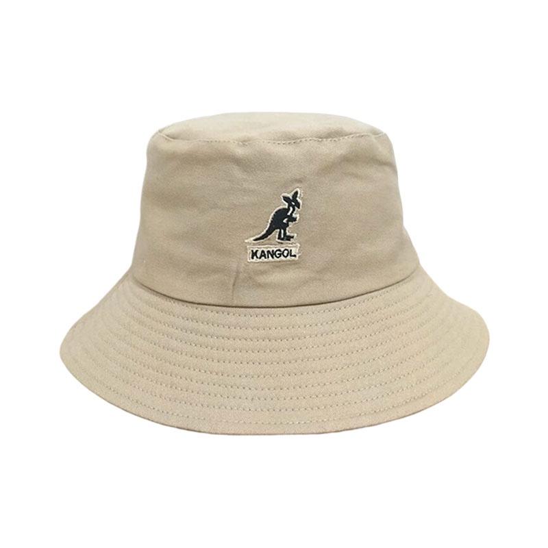 Klassischer Kangol Bermuda Gewaschener Fischerhut Herren Damen Baumwolle Flaches Oberteil Modische Kopfbedeckung