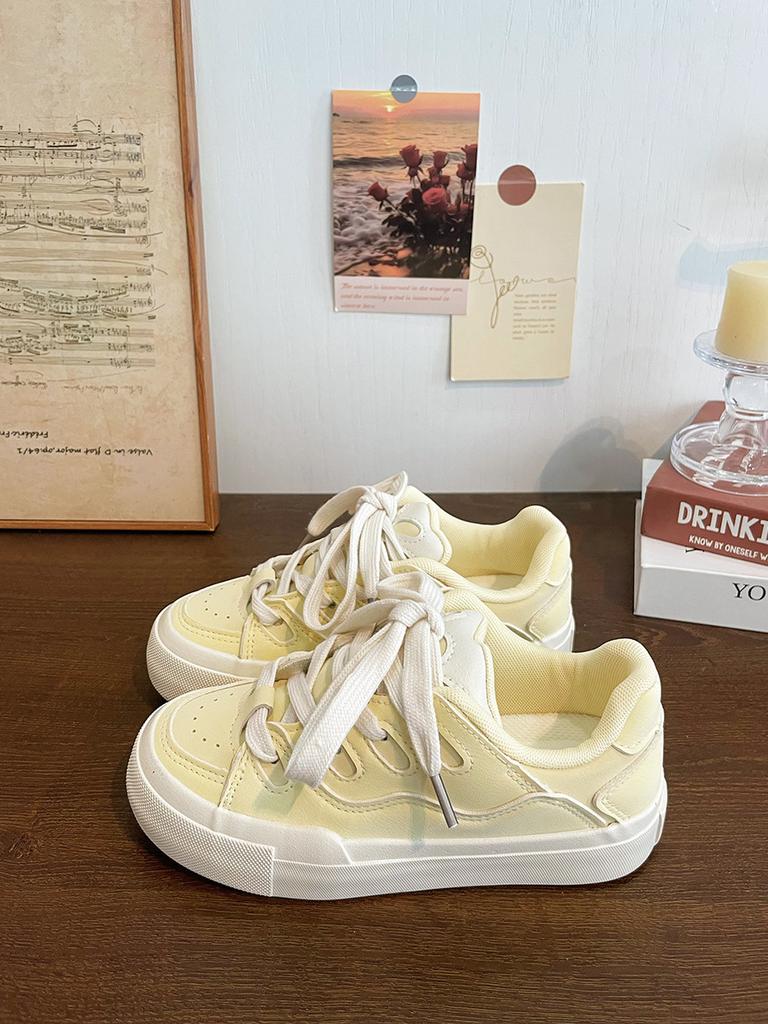 Niche original thick baseplate shoes women's 2025 spring and autumn new fashion versatile explosion casual shoes chic bread shoes tide