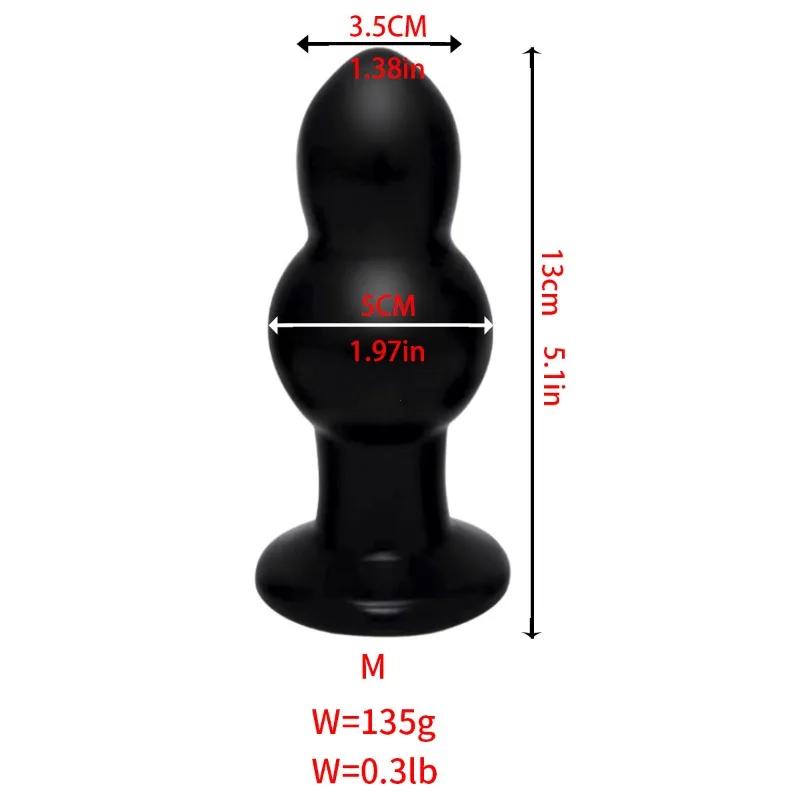 3 Sizes Large Anal Plug Big Butt Plug Ball Adult Sex Toys For Women/Men Gay Masturbators Anal Toys Vaginal Anus Dilator Sex Shop