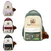 Capybara Large Capacity Nylon Backpack For Students And Daily Use