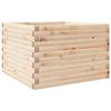 VidaXL Jardinière 70x70x45,5 cm bois de pin massif, jardinière d'extérieur, bac à fleurs, boîte à plantes, jardinière de 847253