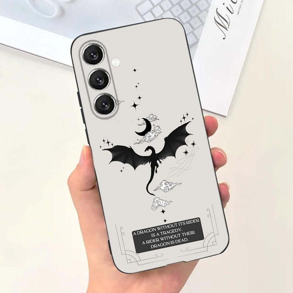 Dragon F-Fourth W-Wing Phone Case For Samsung S25,S24,S21,S22,S23,S30,Ultra,S20,Plus,Fe,Lite,Note,10,9,5G Black Cover