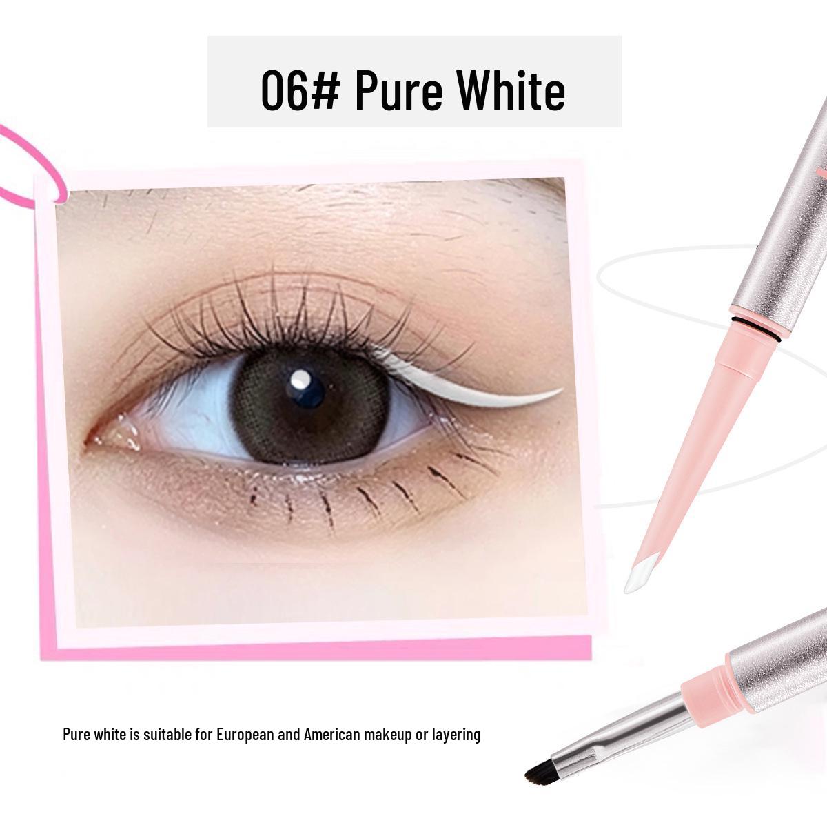 

Kakashow Waterproof Double-Ended Eyeliner Gel Pencil - Smudge-Proof, Long-Lasting, Ultra-Fine for Beginners