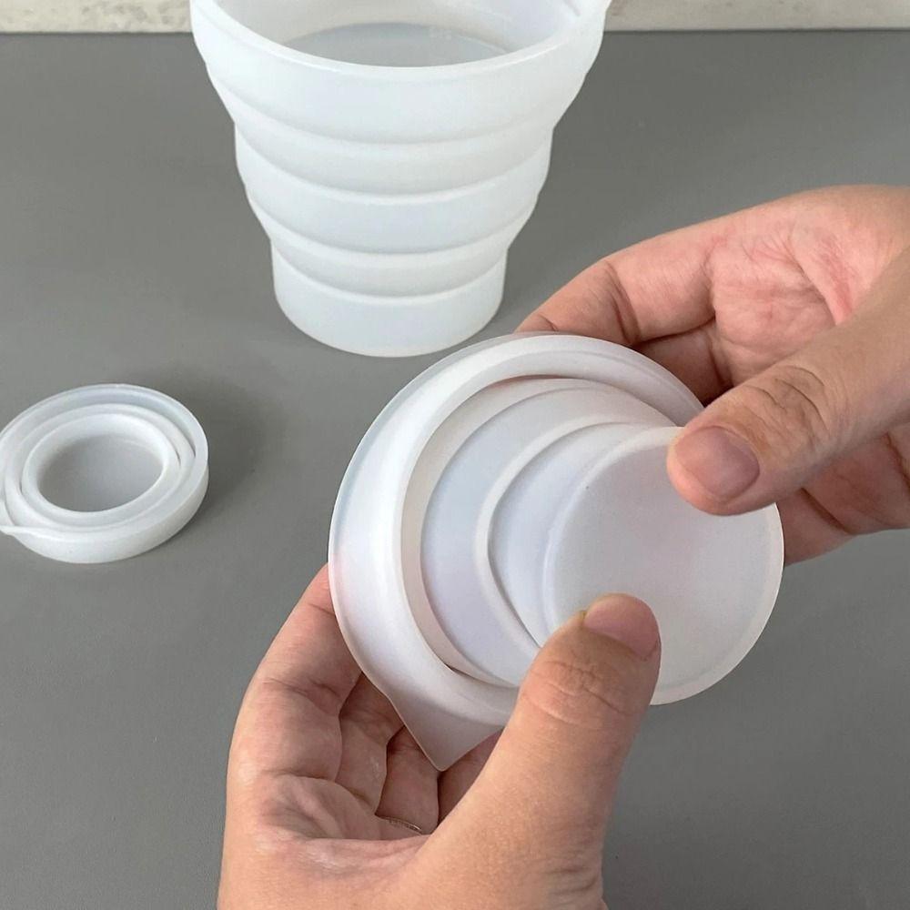 With Scale Foldable Silicone Measuring Cup Mix Cup Graduated Cup Jewelry Making