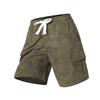 Summer Men's Five Inch Quick Drying Pants, Casual Pants, Loose Fit Sports Pants