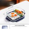 RuHan Heat-Resistant Glass Lunch Box with Compartments
