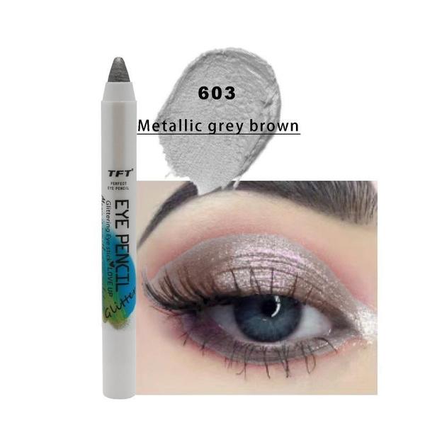 24-color Eyeshadow Pen with Shimmery Fine Pearlescent Pigments, Smudge-proof and Easy To Apply