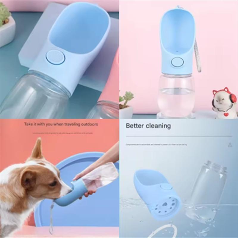 Portable Dog Water Bottle for Small Large Dogs Cat Outdoor Leakproof Walking Drinking Bowls