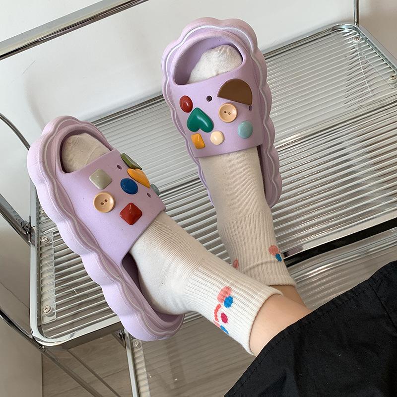 2024 Lightweight Platform Slippers Women Super Soft Non Slip Beach Flip Flops Woman Comfort Couples Indoor Slides Shower Shoes