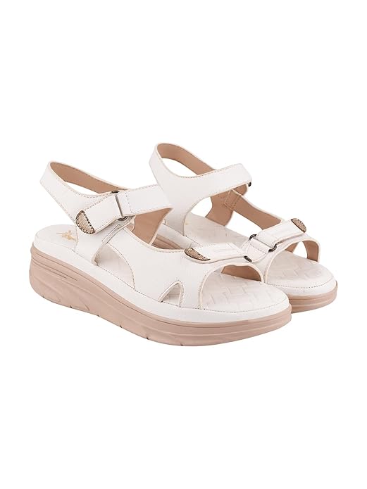 Shoetopia Womens Comfort Sandals | Lightweight Orthopedic Wedge Sandals with Adjustable Straps & Cushioned Sole for Casual Daily Footwear
