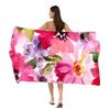 Floral Fiber Beach and Bath Towel