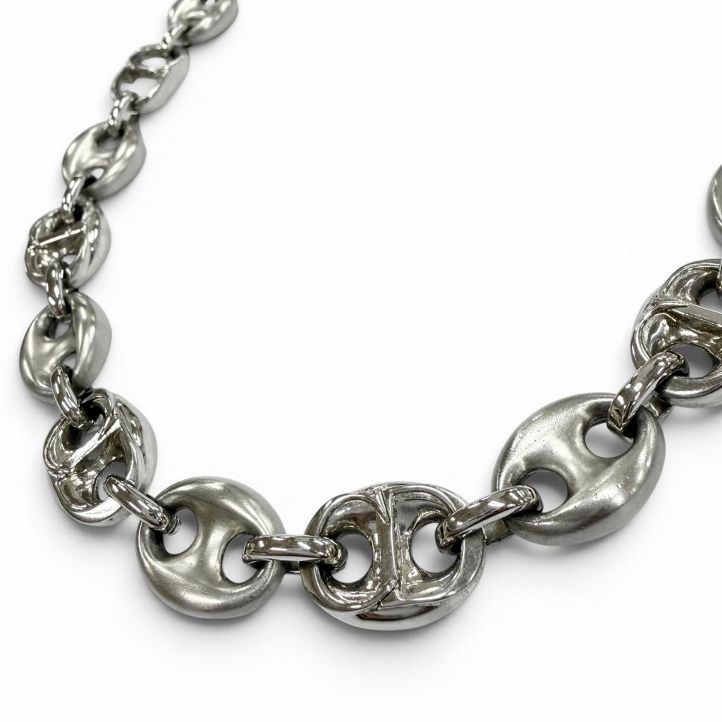 Great DIOR Necklace CDChain Link Silver mens Used