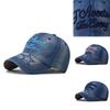 Denim Baseball Cap With Embroidery For Unisex Casual Summer Fashion