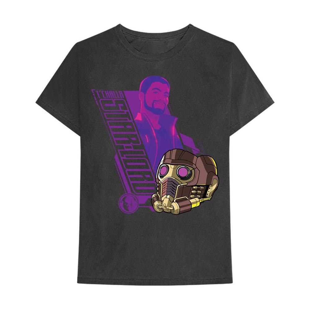 Men s Marvel Comics What If Star Lord Slim Fit T-shirt X-Large Black 2XL