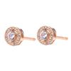 European and American Fashion Rhinestone Crystal Zirconia Stud Earrings