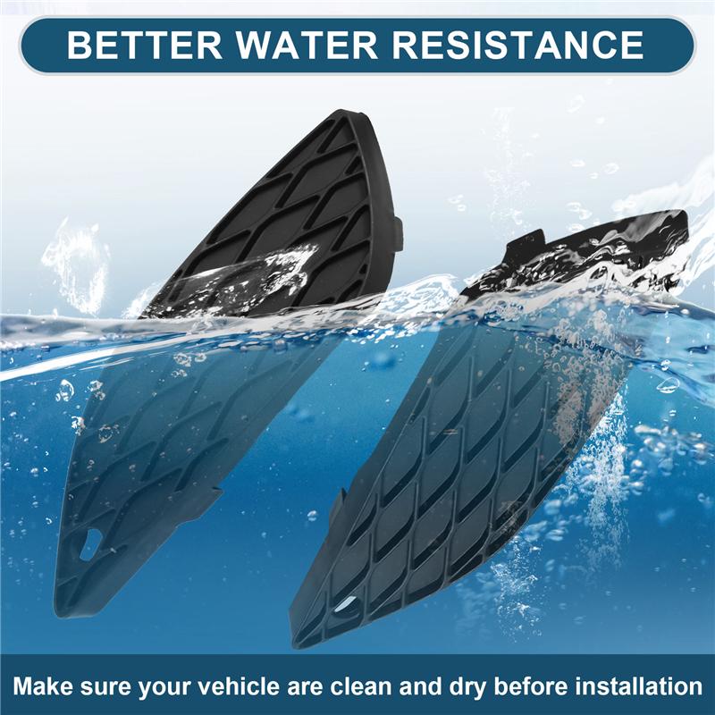 A58X-Front Fog Lamp Frame Caps 1 Pair For Benz R Class 2005-2010- 2518851723, 2518851823 Car Foglight Vent Grill Cover
