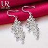 925 Sterling Silber Glatte Traubenperle Kugel Piercing Ohrringe Modischer Hochzeitsschmuck