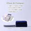 Nishikawa Face Towel 3-Piece Set Comforting My Life 100 Cotton Airy Texture Plush Volume Absorbent Low Pilling Vacuum Compressed Pack Compact Delivery