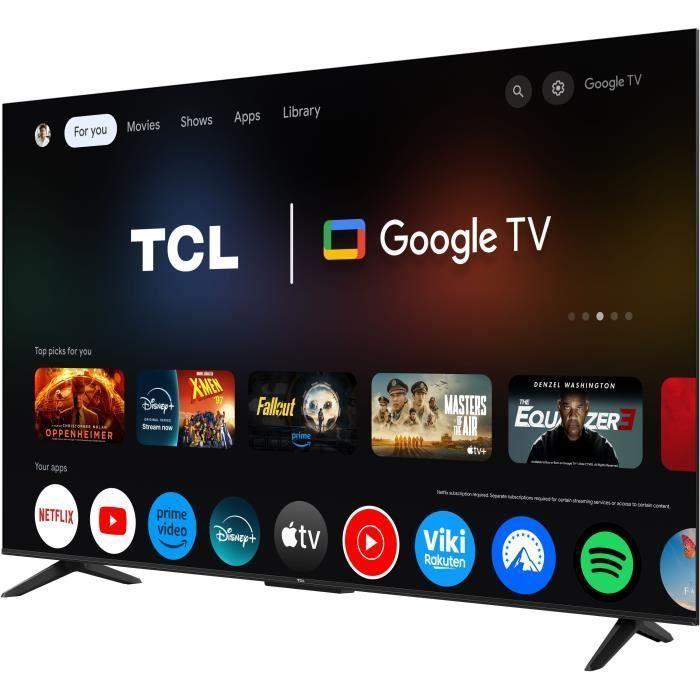 TCL 55P6K - TV LED 55" (139 cm) - 4K UHD 3840x2160 - HDR10+ - Google TV - 3xHDMI 2.1 - WiFi