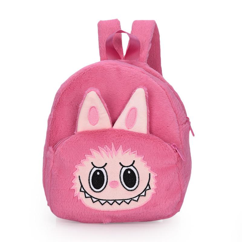 New children's backpack manufacturers wholesale large capacity fluffy backpack Rabub plush toys