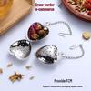 304 Stainless Steel Heart-shaped Tea Infuser