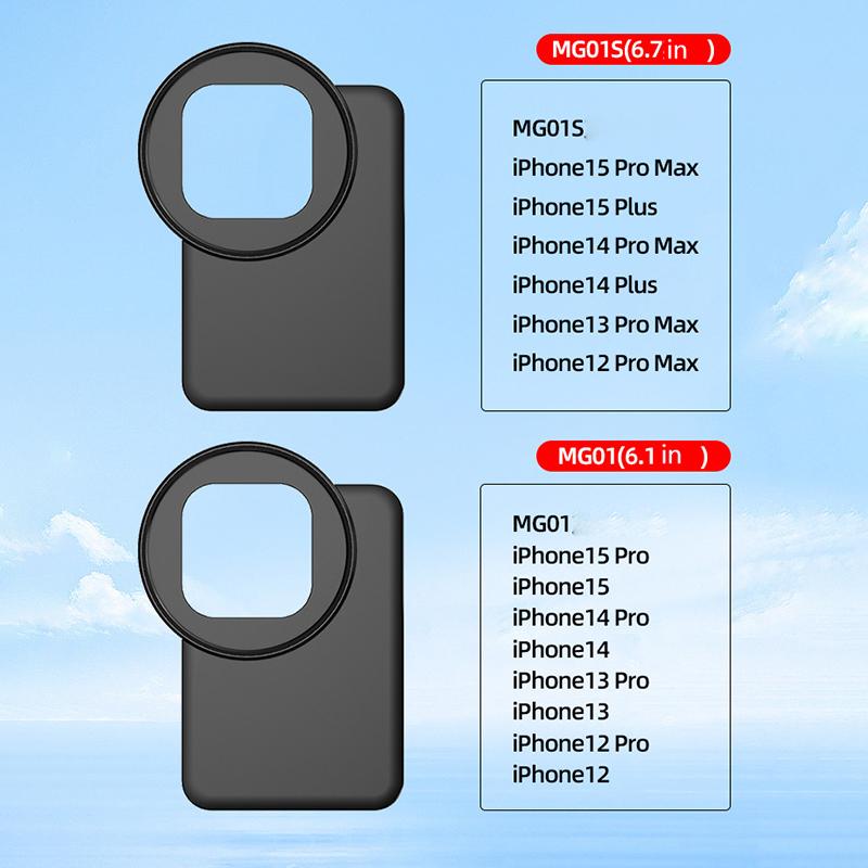 Magnetický adaptér filtru pro telefon pro Apple iPhone držák objektivu mobilního telefonu 67mm filtr pro fotoaparát pro Magsafe Apple iPhone filtr pro fotoaparát