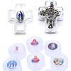 Durable Plastic Rosary Box With Unique Random Image For Baptism And Wedding Gifts