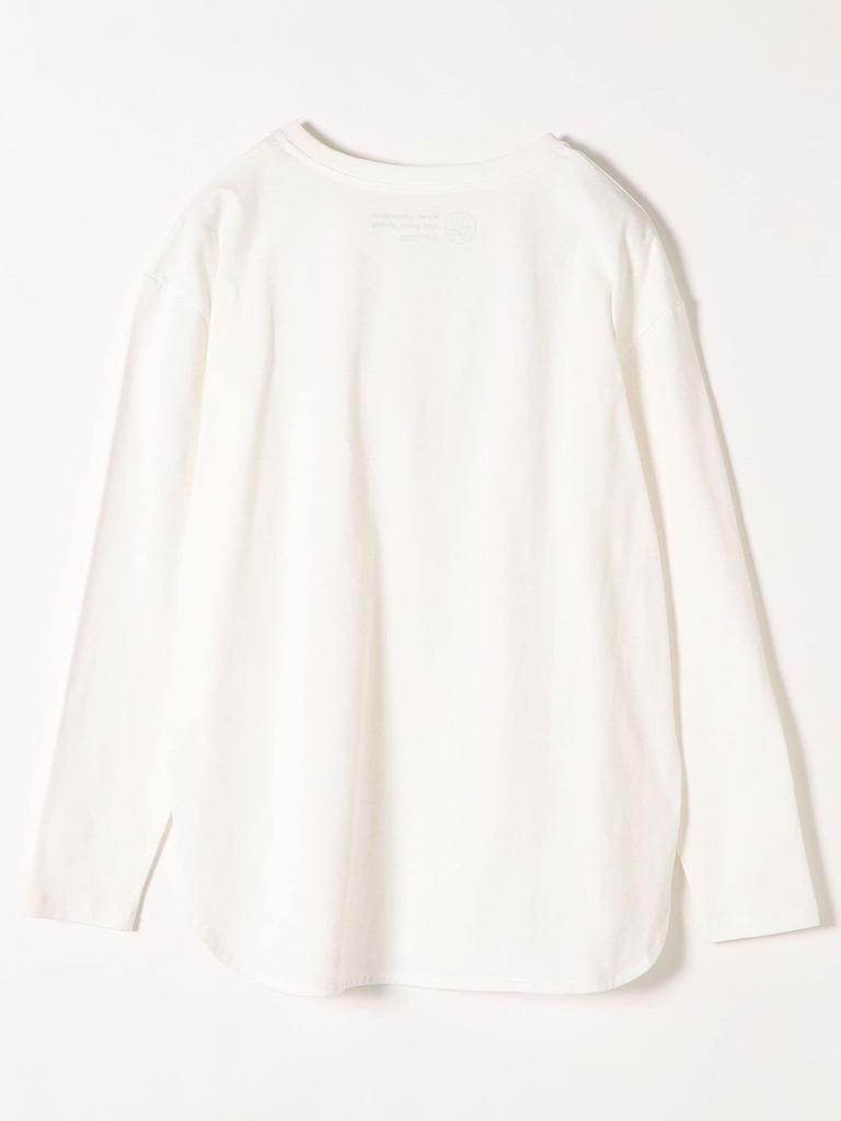 Ships Any Moisture-Wicking, Quick-Drying Round Hem Long Sleeve Wide Tee 722000035 White One Size