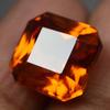 Ring Size 8.50 Ct Natural Orange SAPPHIRE Square Shape CERTIFIED Loose Gemstone Y-321143180