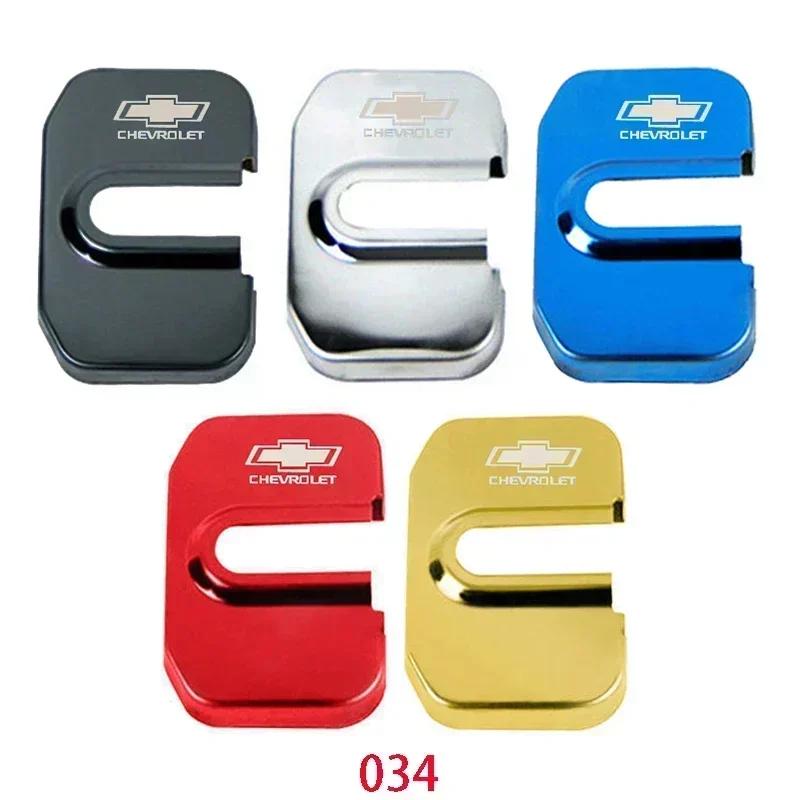 4pcs Car Door Lock Protector Cover Sticker for Chevrolet Cruze Silverado Traverse Spark Equinox Malibu Captive Aveo Sonic Onix
