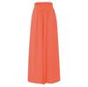 Women's High-waisted Wide-leg Culottes with Elastic Waistband - European and American Summer Style