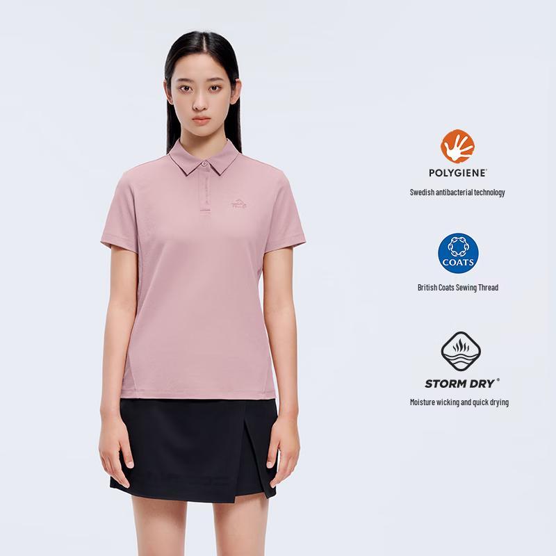 PELLIOT Women's Quick-Dry Outdoor Polo Shirt