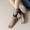 Women's Transparent Mesh Silk Socks - Cute, Breathable, Mid-Calf, Trendy for Spring/Summer