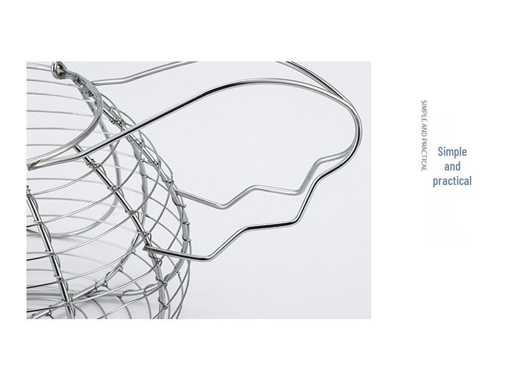 Coș de depozitare ouă din fier forjat pentru bucătărie sau sufragerie