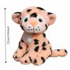 Sitting Lifelike Leopard Plush Doll Fluffy Animals Stuffed Toys  Children's Day
