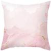 Pink Feather Pillowcase Gold Decorative Sofa Cushion Case Bed Pillow Cover Home Decor Car Cushion Cover Cute Pillow Case 45*45cm