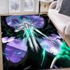 Fußmatte Weicher Flanellteppich Rutschfeste Saugfähige Matte für Badezimmer Schlafzimmer Heimdekoration Anime B Bleach