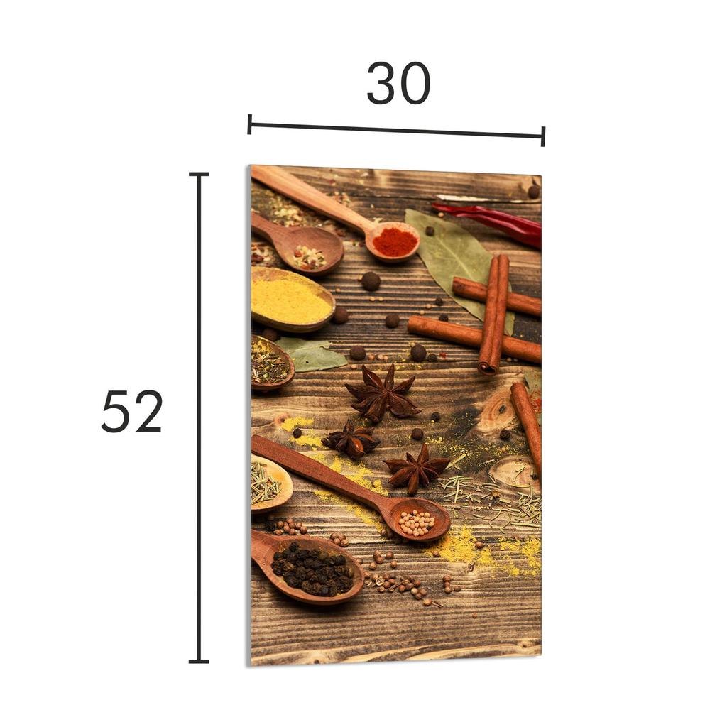 SZKLANA DESKA DO KROJENIA 30x52 Przyprawy