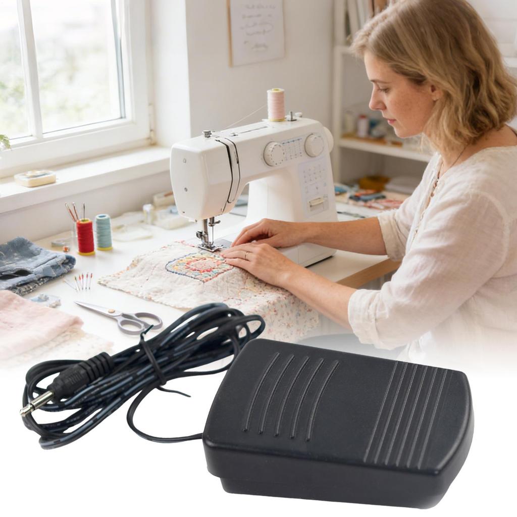 Sewing Foot Pedal Small Speed Control Attachment Sewing Machine Foot Controller Pedal For Home Industrial Garment Quilting