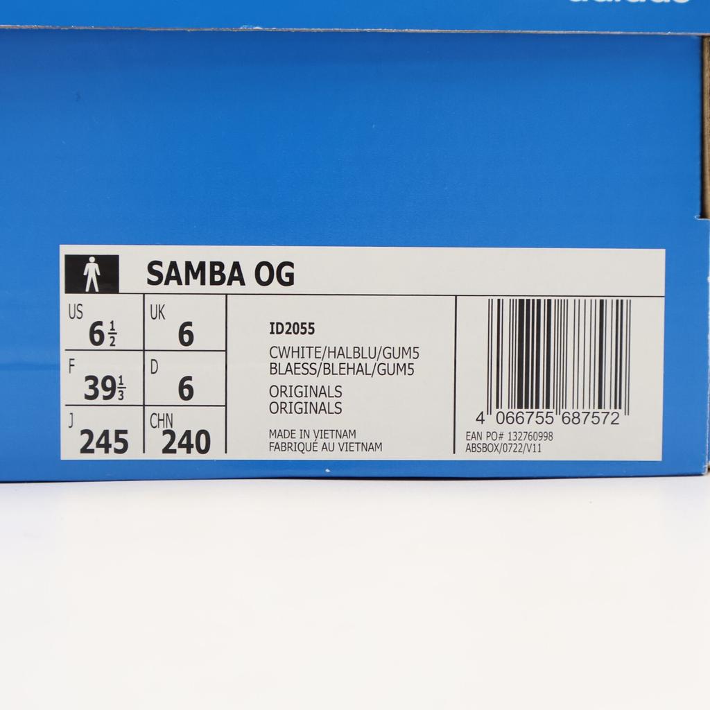ID2055 adidas Originals Samba OG Halo Blue (Men's)