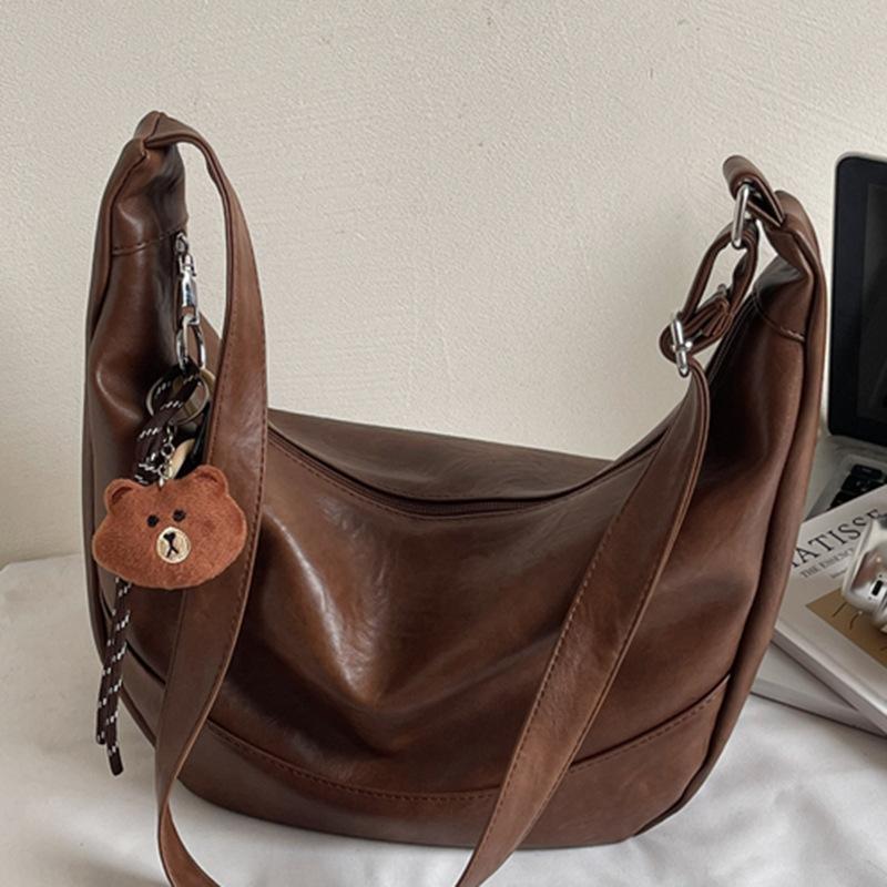 Bag Women's Crossbody Bag Autumn Large Capacity Niche High Value Retro Shoulder Dumpling Bag Women