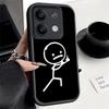Phone Case for Xiaomi Redmi Note 15 14 13 Pro Plus Funny Stickman Matchman Shell 12S 11 11S 11T 5G 14S Soft Silicone Funda