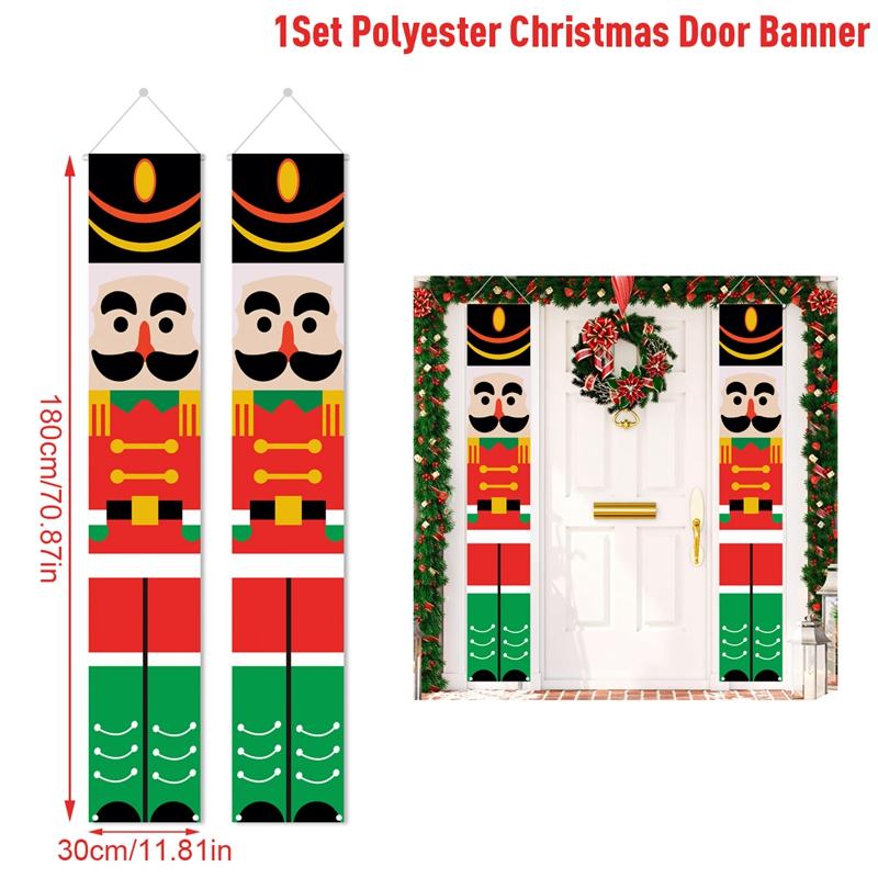 Christmas Door Decoration Merry Christmas Decorations For Home 2025 Navidad Noel Kerst Natal Xmas Ornaments New Year Gifts 2025
