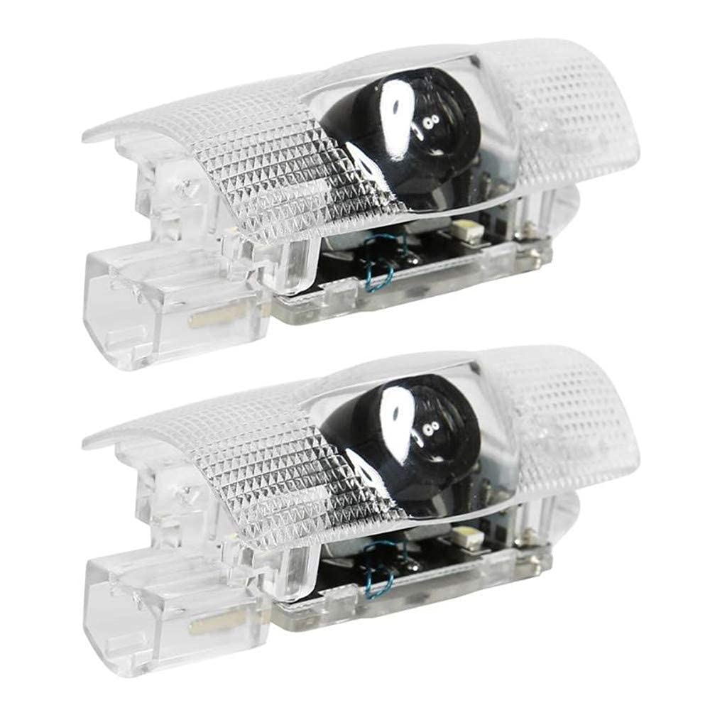 

ZNYLSQ Светодиодная лампа подсветки двери с лазерным логотипом, приветственная лампа двери, лампа подсветки, комплект из 2 шт.